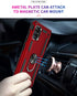 Military Grade Drop Impact Case for Samsung Galaxy A71 5G, Heavy Duty Shockproof Armor with 360° Rotating Ring (Silver)