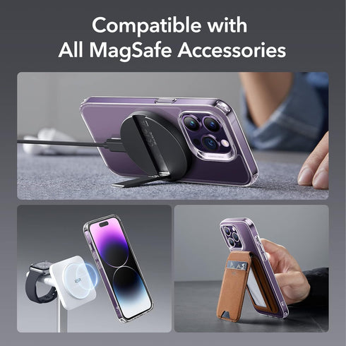 ESR Case for iPhone 14 Pro, Compatible with MagSafe, Shockproof Military-Grade Protection, Clear