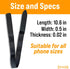 Scooch 5 Pack Bandmate, Elastic Flexible Phone Strap, Universal Slim Hand Finger Grip, Non-Slip Cell Phone Holder, Fits
