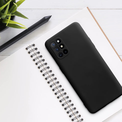 kwmobile Slim Protective TPU Case for OnePlus 8T - Silicone Phone Cover - Black