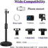 Urciwos 18 Inch C922 C930e C920S C920 C615 C960 C920x 4K N60, Webcam Stand, Web Cam Stand for Desk, Adjustable Webcam