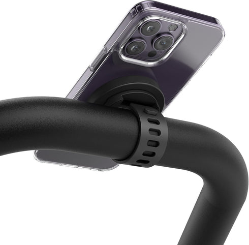 ENCASED Grip-X Magnetic Bar Mount, Phone Holder for Gym, Home Fitness Bikes, Compatible with MagSafe (iPhone 15, 14, 13