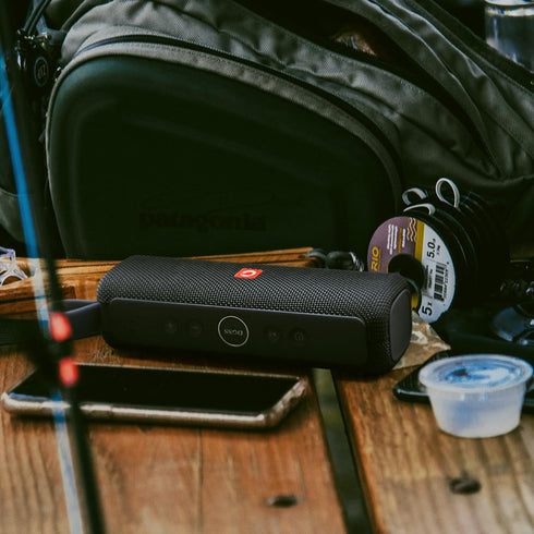 DOSS E-Go II Bluetooth Speaker with 12W Superior Sound, Loud Bass, IPX6 Waterproof, 12H Playtime for Outdoor, Pool,
