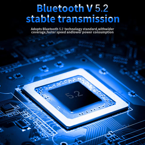 Motorcycle Bluetooth 5.2 Headphones Outdoor Helmet Earphone Bluetooth Stereo Music and Voice Microphone Soft Cable Earphone Motorcycle Helmet Headset Universal Helmet Audio System