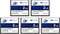 THREE COLOUR DOGFISH Dogfish CF Card 2GB 5Pack Compact Flash Memory Type I Card FAT16