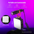 NEEWER Magnetic RGB Video Light, 360° Full Color RGB61 LED Camera Light with 3 Cold Shoe Mounts, 2500K-8500K