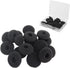 EKIND 24 PCS Soft Sponge Earbuds Cover Pads for Earphone MP3 MP4 Stereo Headsets, Protective Accessories Cap (Black)