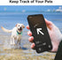 Waterproof Airtag Dog Collar Holder (2 Pack), Protective Anti-Lost Airtag Case for GPS Dog Tracker, Silicone Holder for