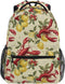 Krafig Lobsters Lemons Leaves Boys Girls Kids School Backpacks Bookbag, School Bag Travel