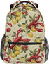 Krafig Lobsters Lemons Leaves Boys Girls Kids School Backpacks Bookbag, School Bag Travel