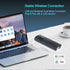 Ultra Small Bluetooth Wireless Mouse, Dual Mode (BT+2.4G) Noiseless Rechargeable Mouse with Case, Portable