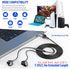 USB Headphone for PC Laptop Wired Earbuds Computer Headset with Microphone Volume Control Mute Button Mic Lightweight Noise Canceling in-Ear Corded Gaming Earphone for MacBook Pro Office Zoom School