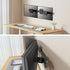 WALI Dual Monitor Wall Mount, Single to Double Bracket Adapter for 2 Screens up to 27 inch (012ARM)