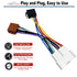 16Pin 2001-2006, 2002-2006 8Pin+8Pin Aftermarket Wiring Harness for Hyundai Kia - Android Car Stereo Adapter
