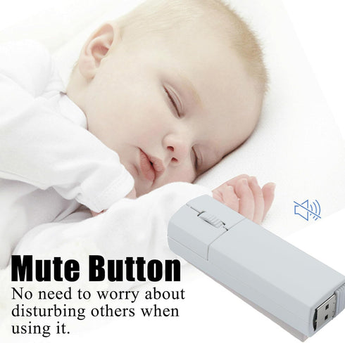 Wireless Bluetooth Mouse, Dual Mode (BT+2.4G) Noiseless Charging Mouse with Storage Case, 1200 DPI Ultra-Thin Portable