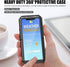 Mitywah Heavy Duty Military Grade Armor Case for iPhone 12 Pro Max, Waterproof, Full Body Protective, Rugged