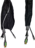 EIFHYT 2 Pack 6Feet Fabric Cord Cover & Chandelier Chain Cover Length for Chandelier Lighting Wires Natural Burlap Easy