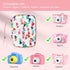 Fintie Kids Camera Case Compatible with Goopow/Mgaolo/CIMELR/Seckton/GKTZ/Desuccus/OZMI/Agoigo/Ourlife/Unicorn Kids Camera Toys & Video Camera, Hard Carrying Bag with Inner Pocket, Raining Hearts