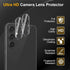 3 Pack Privacy Screen Protector for Samsung Galaxy S23 FE with Camera Lens Protector, Anti-Scratch