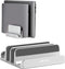 JARLINK 4-in-1 Adjustable Vertical Laptop Stand Holder, Aluminum Dual Slots Organizer for MacBook and Gaming Laptops