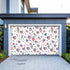 GNAKT AREWG Garage Door Banner Cover 13x6ft USA Patriotic Ice Cream Garage Door Decoratons