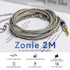 2m 16 2Pin) Linsoul Tripowin Zonie IEM Cable, Long Earbud Cord, Core Silver Plated Earphone Cable, in Ear Monitor Wire