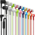 Maeline Bulk Earbuds 10 Pack in-Ear Stereo Headphones for School, Library, Travel, Gym, Tangle-Free Microphone Earbuds