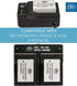 BM Premium 2 Pack NB-10L Battery for Canon PowerShot G1 X, G3-X, G15, G16, SX40 HS, SX50 HS, SX60 HS Digital Camera