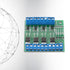 PWM 4-Channel PLC Amplifier Circuit Board, MOS FET Module Driver 3-20V to 3.7-27VDC 10A