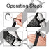 Phone Strap Security Hand Strap Holder, Mobile Phone Grip Straps with Clip for Kindle and Most Smartphones (3 Pcs)