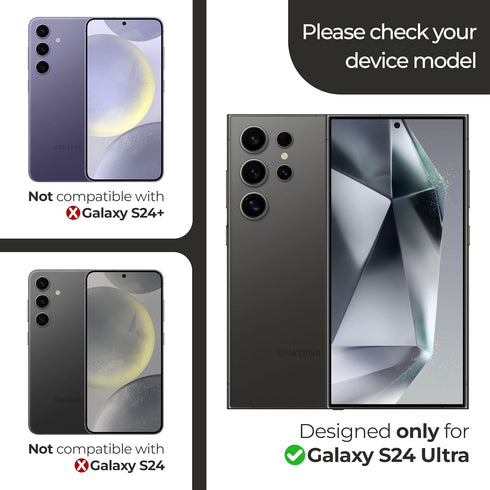 ArmorSuit 2+2 Pack for Samsung Galaxy S24 Ultra 6.8" Tempered Glass Screen Protector + Lens Protector Case Friendly 9H MilitaryShield (w/Alignment Tool)