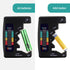 Battery Tester Checker for AA AAA D N 9V 1.5V Button Cell Batteries, Clear Bar Graph LCD Display
