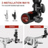 Light Stand Mount Adapter (2 Packs) with Double Ball Head, Compatible with Ring Light, Max Load 4.4lb/2kg