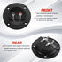 4PCS 3.5" Speaker Box Terminal Cup, Spring Round Subwoofer Box Terminal Binding Post Connector for DIY Speaker