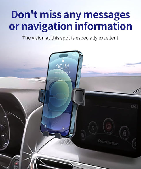 Masergogo 3 2017-2018, 7" 360 Car Phone Holder for Mazda Screen Fixed Clip, Auto Accessories Navigation Bracket