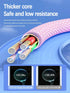 USB C Cable 15FT 2Pack, Extra Long USB-A to USB-C Braided Fast Charger Cord for iPhone 15, Samsung Galaxy, Pink