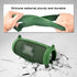 Silicone Case Cover for JBL Charge 5 Waterproof Portable Bluetooth Speaker, Green, with Shoulder Strap and Carabiner