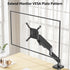 MOUNTUP VESA Mount Extender, Monitor VESA Extension Bracket Adapter for 17-35'' Screens, Extend VESA Mounting Holes up