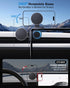WEIPIN 2021-2026 15.5 Inch, 360 Magnetic Phone Holder Compatible with Ford Mustang Mache Screen-Friendly for MagSafe
