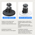 ZT-NET 24lb 1/4-20 Magnetic Camera Mount Base with Mini Ball Head Super Strong Rubber Coating Neodymium Magnet