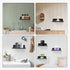 Small Floating Shelf - 6” Anti Slip Speaker Wall Mount Shelf for Cameras, Baby Monitors, Bluetooth Speakers (1 Pack)