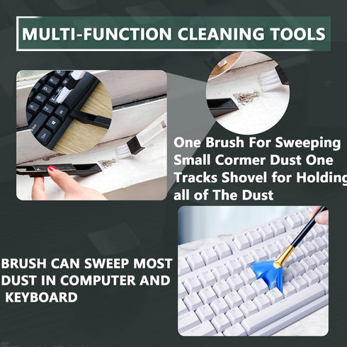 Keyboard Cleaner Kit, Computer Cleaning Kit, Mechanical Keyboard Cleaning Kit, Anti-Static Brush, Small Cleaning Brush,