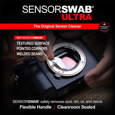 Photographic Solutions Digital Survival Kit - Type-1 (20mm) Sensor Swab, PEC-PAD Photo Wipes, E-Wipe Packet, Eclipse