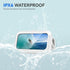 Shower Phone Holder Waterproof, 480° Rotating Adjustable Mount for 4-7" Phones, Fog-Proof Wall Phone Holder