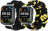 Lamshaw 22mm Fabric Elastic Scrunchie Replacement Straps, Compatible with Faweio Smartwatch Bands for Women