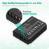 FirstPower Replacement LP-E10 Batteries for Canon EOS Rebel T3, T5, T6, T7, T100, 2-Pack 1600mAh