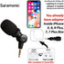 Saramonic SmartMic Mini Condenser Flexible Microphone for Smartphones, Vlogging Microphone for iPhone and YouTube