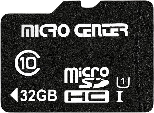 INLAND Micro Center 32GB Class 10 MicroSDHC Flash Memory Card with Adapter for Mobile Devices