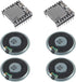 ALMOCN 2PCS YX5200 DFPlayer Mini MP3 Player Audio Module + 4PCS 2W 8Ohm
