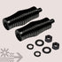 TRUE MODS 2pc Heavy-Duty LED Whip Light Mounting Base, Quick Release, Black Finish for Offroad UTV ATV
